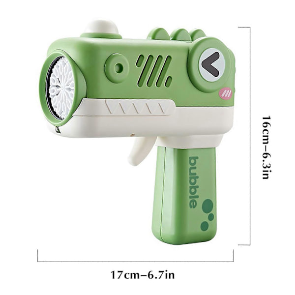 Pojkleksaker Sommar Ny Produkt Söt Husdjur Helt Automatisk Nätverk Röd Maskinleksaker Innehåller 60ml Skumlösning gn