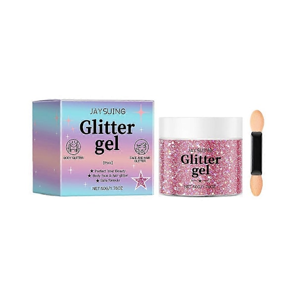 Glitter Gel Kirkas Valkoinen Korkeakiiltoinen Geeli Kehon Korkeakiiltoinen Geeli pink