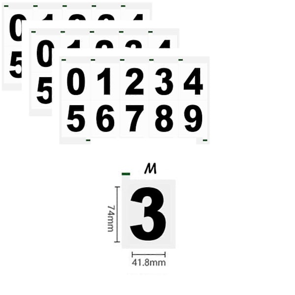 3 stk. Nanofilm Nummerpladesticker  Nummerplade Reflekterende Usynlig Digital Sticker  Forsvindende Nummerplader