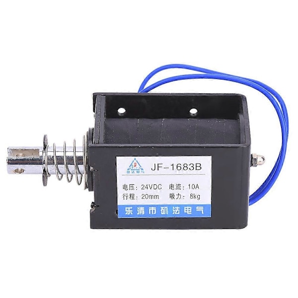 JF-1683B Push-Pull Typ DC-Solenoid Elektromagnet 78,4N 24VDC 20mm Slaglängd