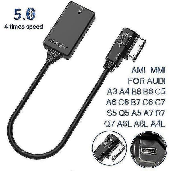 Ami Mmi Mdi Trådløs Aux Bluetooth Adapter Kabel Lyd Musik Auto Bluetooth Til A3 A4 B8 B6 Q5 A5 A