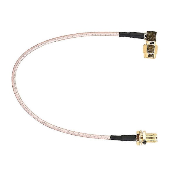SMA Koaksiaalinen RF-kaapeli SMA-naaras 90 asteen SMA-uros RF-hyppyjohto 20 cm