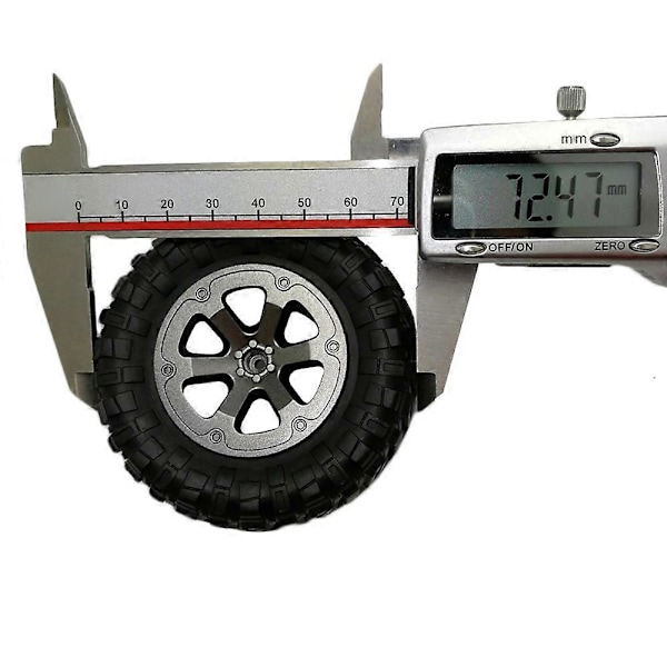 Bluey Legetøj 4 stk. Opgraderingshjul Reservedele til 1/16 WPL B14 C24 Militær Truck RC Bil