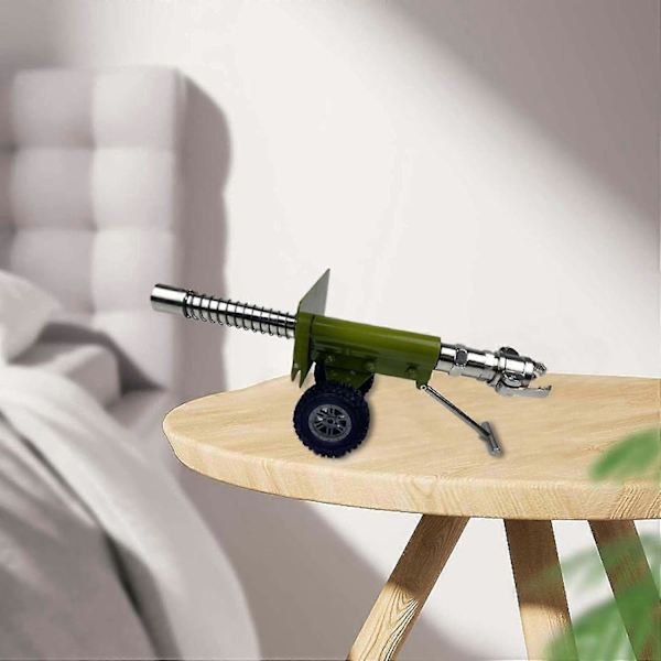 Fyrverkeri Artilleri Kanon, Rustfritt Stål Mini Kanon Modell Fyrverkeri Launcher Artilleri Samling Gaver Til Militære Fans -CHN
