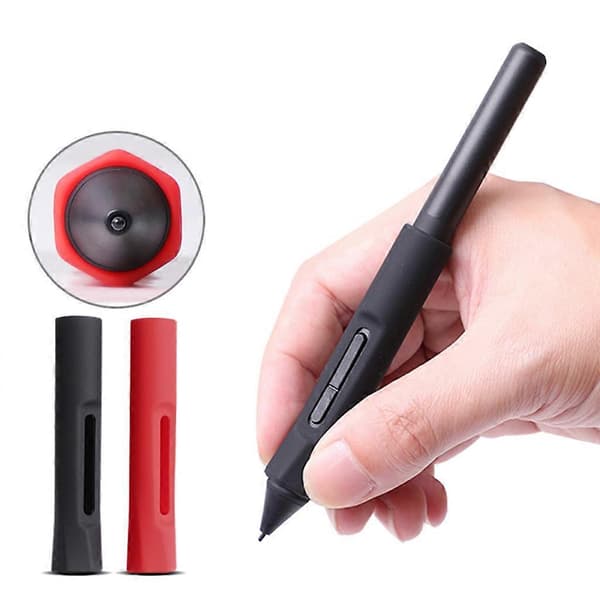 Wacom- CTL472 CTL672 -kynänpidike, silikoninen suojakotelo black