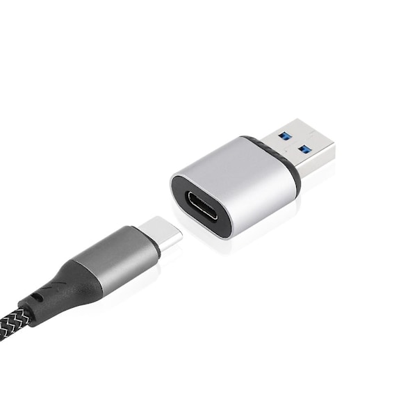 USB 3.1 till Typ C-adapter Mini Hane Hona Konverterare Typ C Laddningsadapter