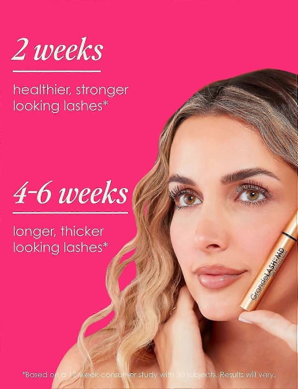 Grande Lash Md Vippe- og Brynforsterker for Lengde og Fylde 4ml 2pcs