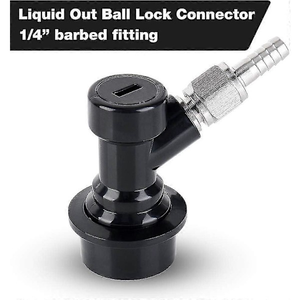 Ball Lock Øl Linje Samling Væske Linje Picnic Tap Ball Lock Hurtig Afbrydelse Hane zd.21
