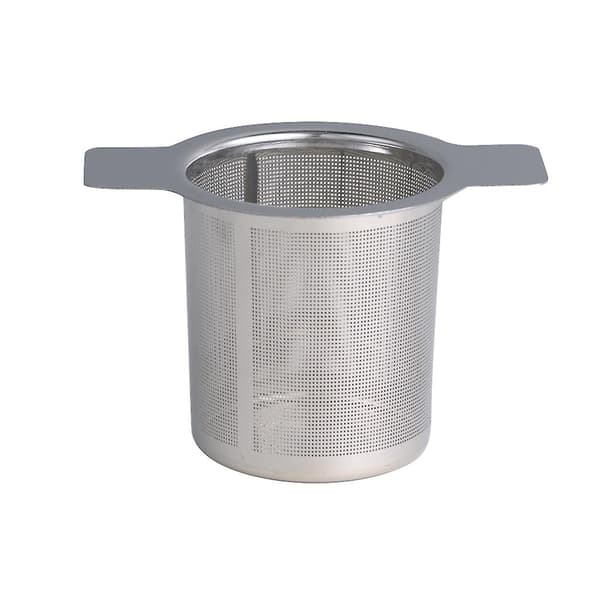 Teinfuser i rustfritt stål, metallkoppsil, løs bladfilter without lid