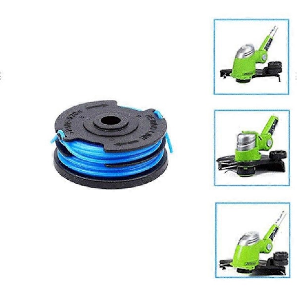 6 kpl Yhteensopiva Greenworks 2101602 / 2101602A ruohonleikkurin siimapooli, 2900719