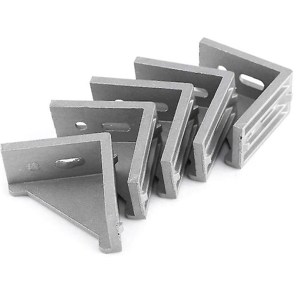 5 kpl alumiiniseos oikea kulma L-muotoinen kulmatuki 58x58mm*28mm