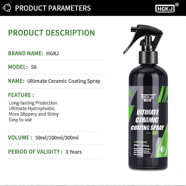 Dækrens til Bil - Langvarig Højglans Dækglans - Bil Dæk Fornyelsesmiddel Rengøringsmiddel Coating Spray 50/100ML 50ml