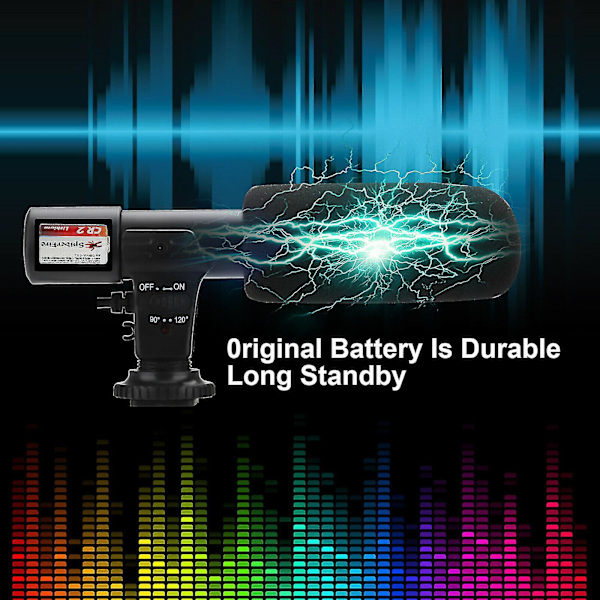 3,5 mm ekstern stereomikrofon for Canon Nikon Dslr-kamera Dv-videokamera Telefon -JRDG