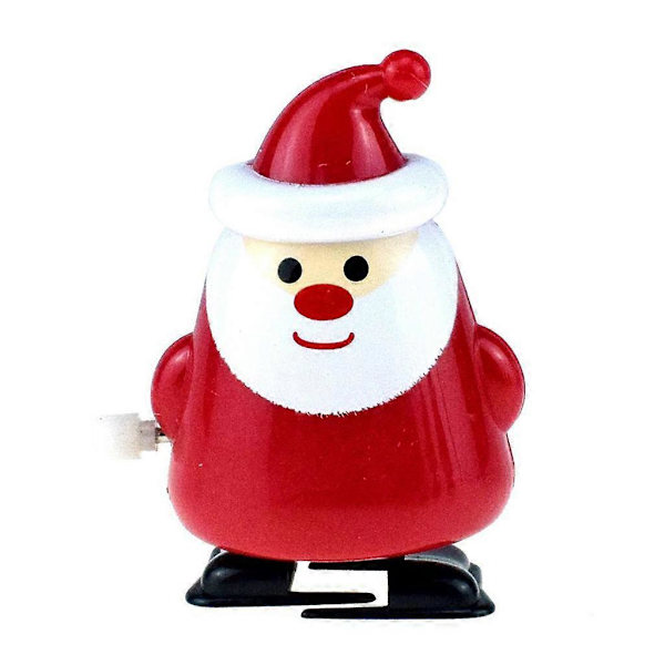 3 Roliga Uppdragning Leksaker med Fjäderdrivna Juldockor för Spädbarn Baby Favoritpresent chubby santa