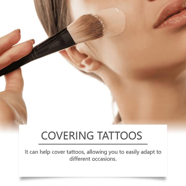 Supreme Creme All Over Complexion Perfector Langvarig Concealer Foundation - Vanntett, Egnet for Kropp og Ansikt 3pcs