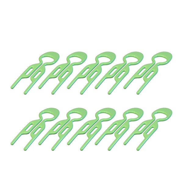 10 st Franska Hårsnålar, U-formade Vågade Hårclips Franska Twist Hårsnålar För Kvinnor, Snabb Leverans green