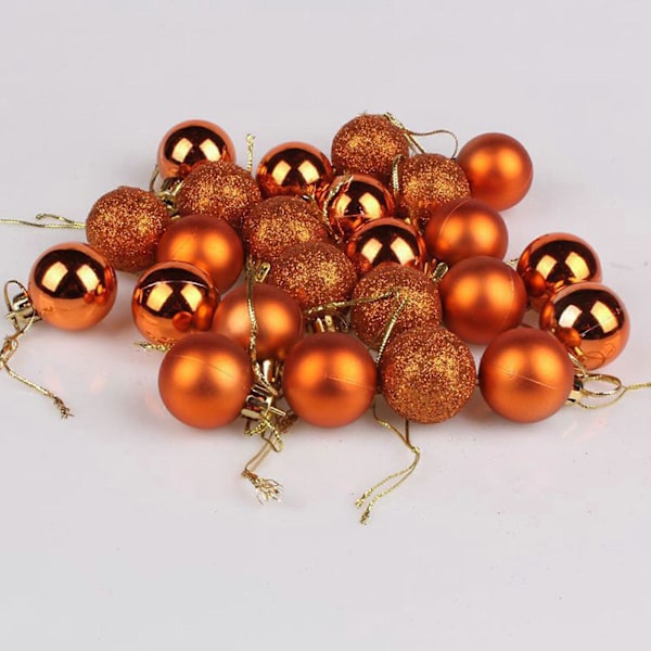 Julepynt 3cm Juletre L Kule Henge Hjem Fest Ornament Dekor g