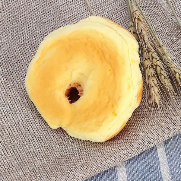 Kjøkkendekorasjon simulering flatbrød donut dekorasjon (11CM) 1 stk (D-583-A)