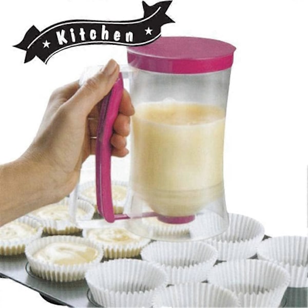 900ml Cupcake Pancake Kakedeigdispenser Mix Pastry Jug Baking Maker Verktøy