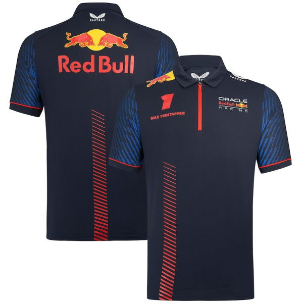 F1 racing ny POLO-shirt motorcykelbeklædning bjerg åndbar hurtigtørrende rund hals kortærmet POLO off-road shirt XS