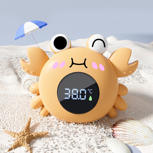 Baby Badekar Termometer Badekar Vandtemperatur Termometer, Præcis Digital Vandtermometer til Nyfødt Sikkerhed Flydende Badelegetøj crabs degrees fahrenheit