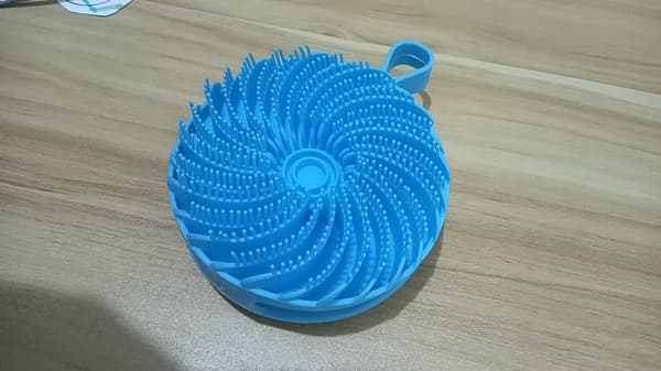 4-pack silikon hårbottenmassager schampoborste, mjuk hår- och kroppsduschskrubb