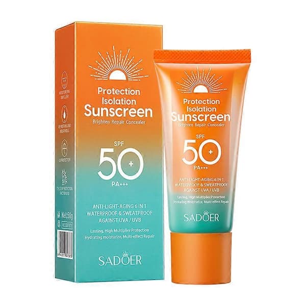 SADOER Dual-Tube Multi-Effect Reparations- og Barriere Solcreme