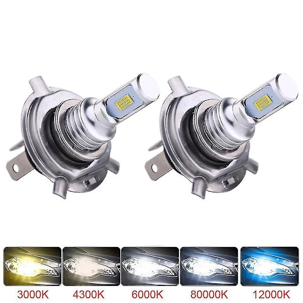2 st H7 LED-lampor Super Bright Bildimlyktor Strålkastare 12v 24v 6000k Vit Körning Löpande LED H7-lampor För Auto Automotive -CHJR 6000k cold white