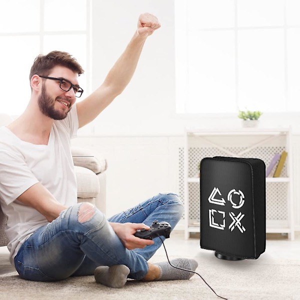 Dammskydd för PS5, Skydd för Playstation 5 Spelkonsol, Vattentätt Tvätbart Dammskydd för PS5