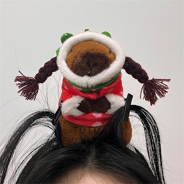 Björnhårband Plush Leksak Huvudband Hårclips Hög Huvud Topp Hårclips Flye2527 e