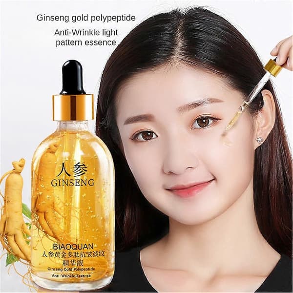 1-5x Ginseng Guld Polypeptid Anti-aging Essens Ginseng Anti-rynke Essens 5PCS