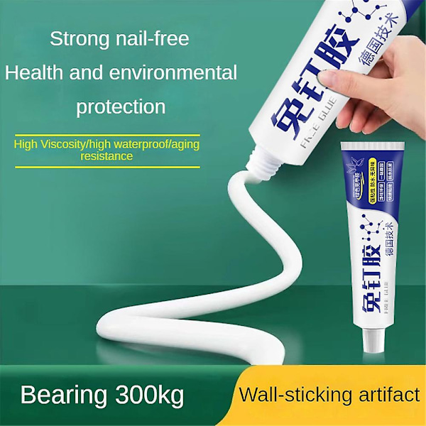 3 stk Sterk Lim uten Spiker, Lim uten Spiker Sterk Lim 60ml Vannfast