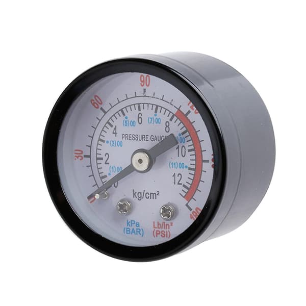 Luftkompressor Pneumatisk Hydraulisk Trykkmåler 0-12bar 0-180psi Ny