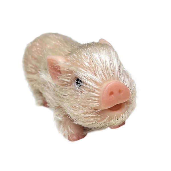 Lifelike Mini Pig Doll 5 Inch Full Soft Reborn Doll Mini Lifelike Newborn Cute Realistic Real Toddler Pig Toy Without Toy Accessories