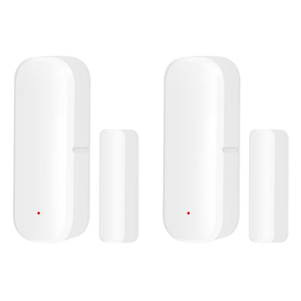 2 kpl Tuya Smart WiFi Ovi- ja Ikkunantunnistin Magneettinen Hälytinilmaisin