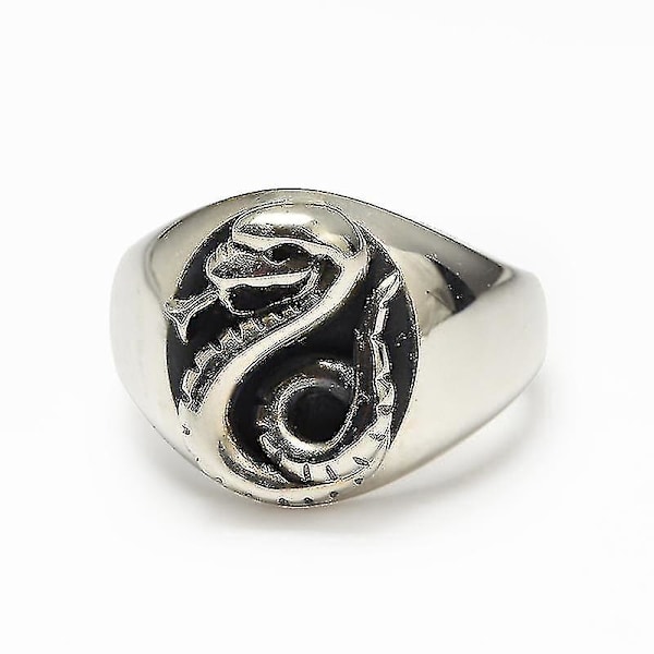 Wizard Malfoy Slytherin Käärmes Sormus Metalliseos Korut Sormukset Aikuisten Unisex Asusteet 10