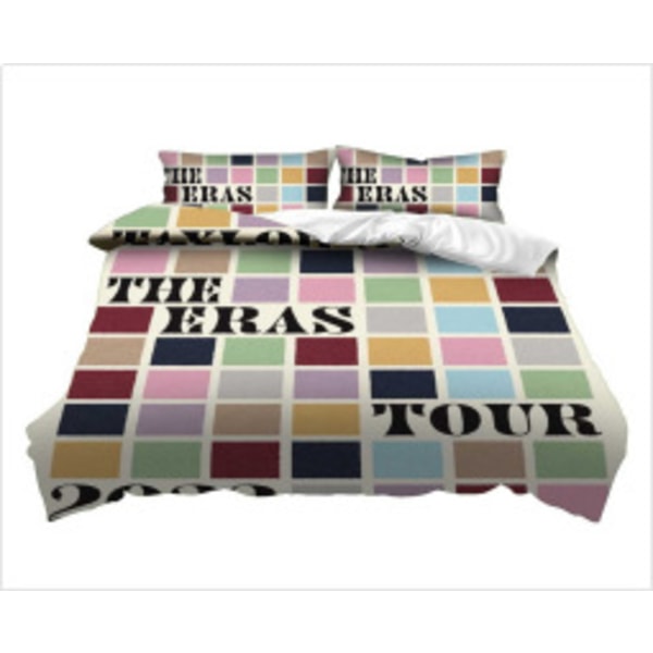 Star three-piece 3D digital printing set quilt cover pillowcase bedding 260*220