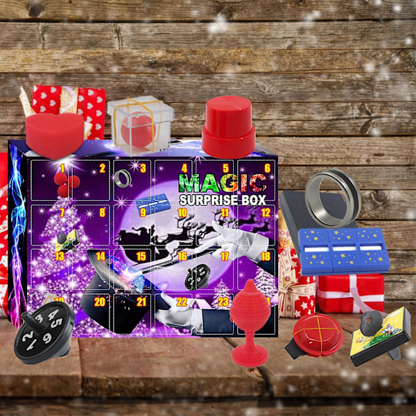 Magisk Blind Box Julstämning Present Magiska Rekvisita Blind Box Magiska Leksaker Rolig Blind Box