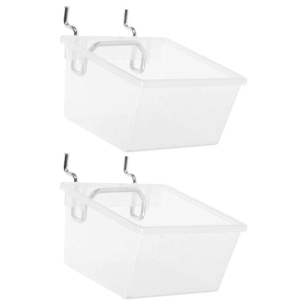 2 sæt af værktøjskasser med kroge Heavy Duty Peg Board kasser Utility kasser Værktøjskasser til hjemmet Garage June 6.15