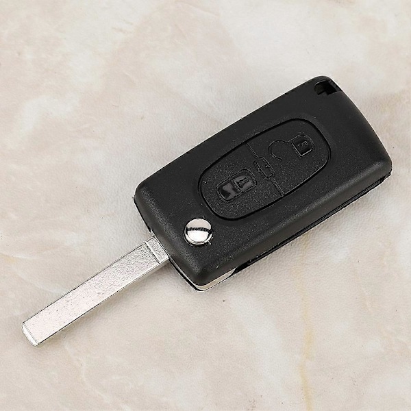 2-knapps fjärrnyckel fodral skal passar för Citroen C2 C3 Xsara Picasso C4