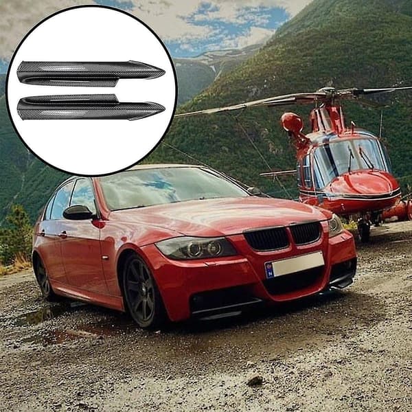 Kompatibel3 Serie E90 E91 320i 330i 2005-2008 Frontkofanger Læbe Vinkel Diffuser Splitter Spoiler Beskytter