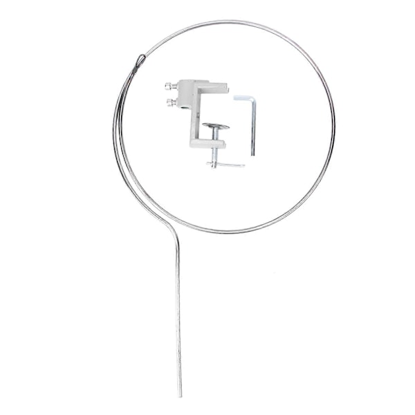 Metall Rund Byxa Elastisk Rep Trådning Guide Verktyg Sybehör (M 26,5 cm)