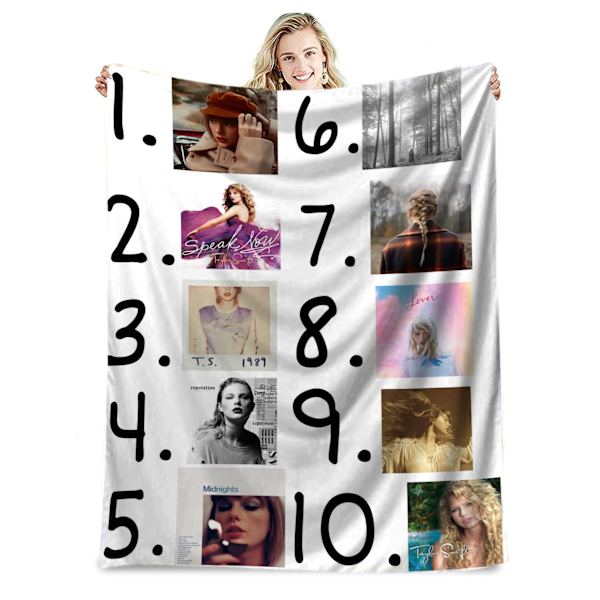 Berømt sanger flanell teppe Taylor Swift gave teppe klimaanlegg teppe lur teppe teppe teppe kjendis teppe 130*150cm