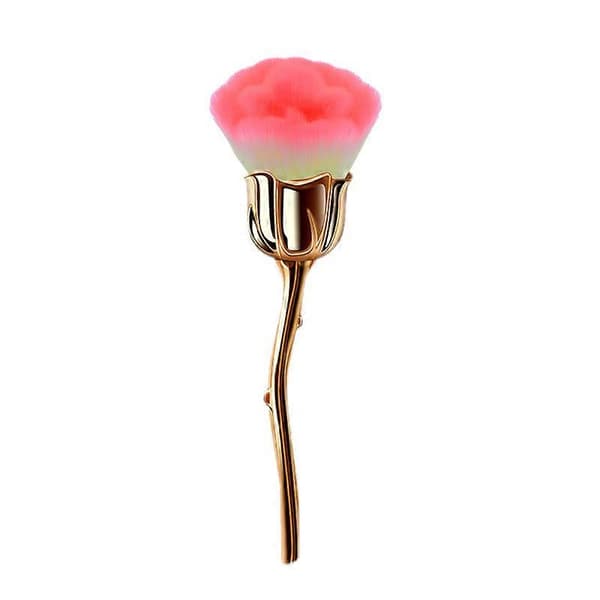 Rose Makeup Børste Blush Børste Super Stor Ansigts Pudder Makeup Børster til Pudder Kosmetik Guld 1 stk