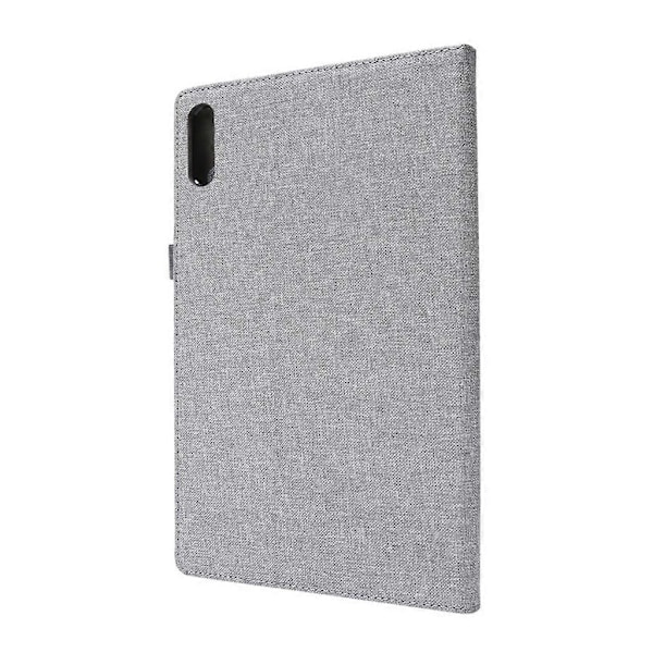 Passande för LenovoXiaoxin Pad 11.5 tum Flip Cover Case PU-tyg Stativ för Tab gray