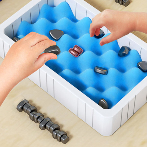 Magnetisk Schack för Barn, Magnetiskt Schackspel Brädspel för Logiskt Tänkande, Magnetiskt Schackspel Julgåvor b with rope 1set