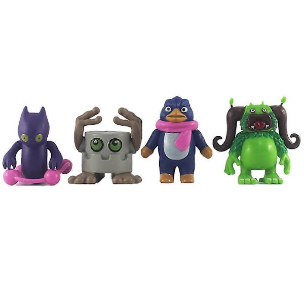 13-dels My Singing Monsters Mini Figurset, Wubbox Noggin Toe Jammer Modeller Dekoration Pojkar Flickor Födelsedagspresent