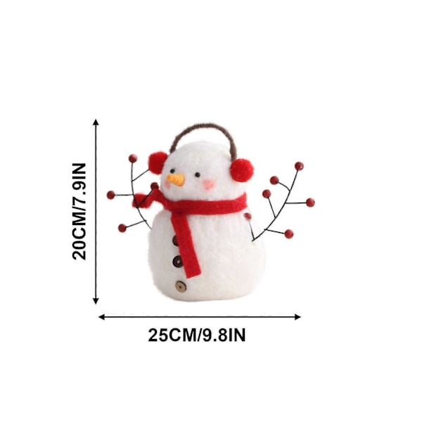 Julepynt Juleullfiltret Pynt Ornament c