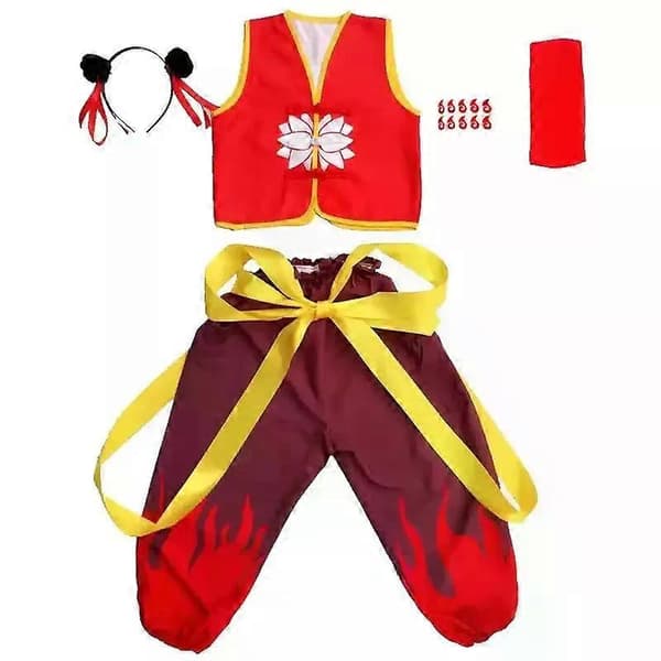 Devil Boy Advent Party Performance Samma Stil Nezha Kläder Cosplay Anime Performance Jumpsuit 140cm