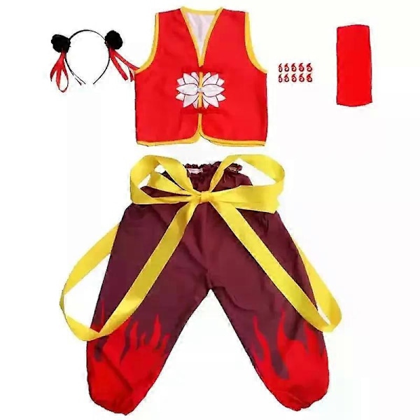 Devil Boy Eventfest-Antrekk i samme stil som Nezha-klær Cosplay Anime-opptreden Jumpsuit 120cm